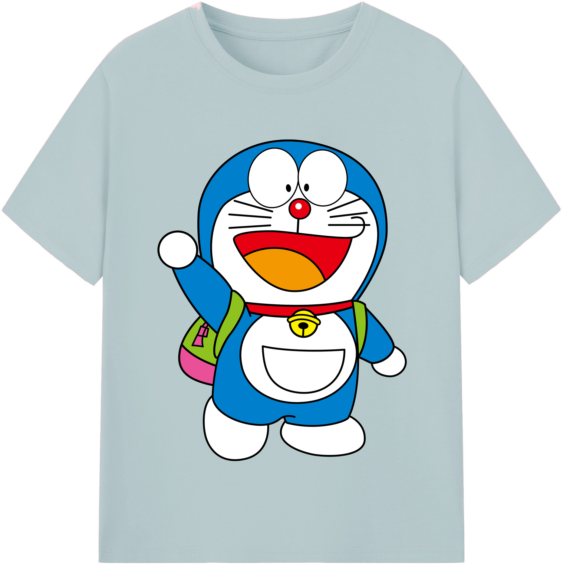 （画像用） ドラえもん Doraemon 綿100％半袖Tシャツ（フロントプリント）